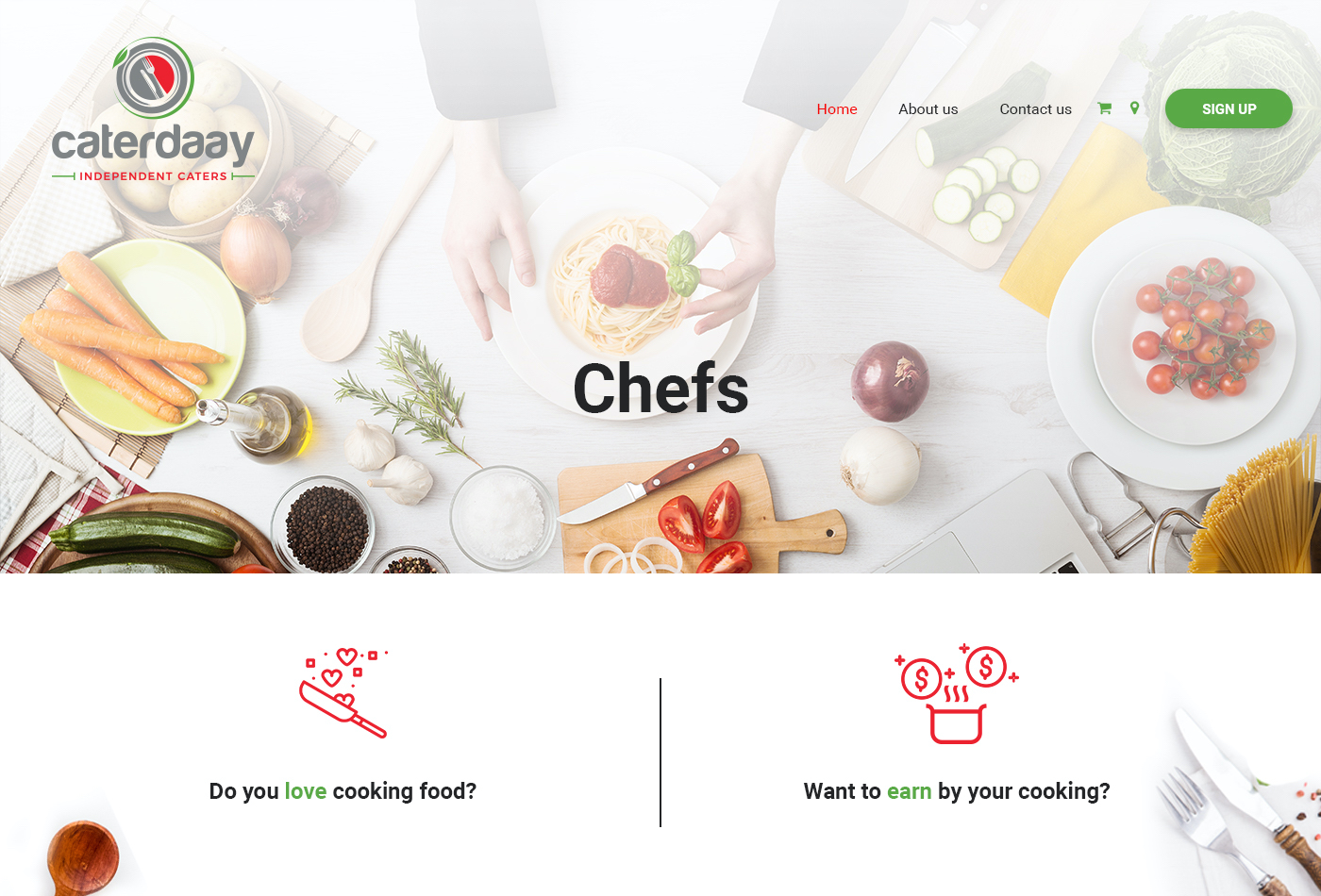 Caterday chef and catering marketplace