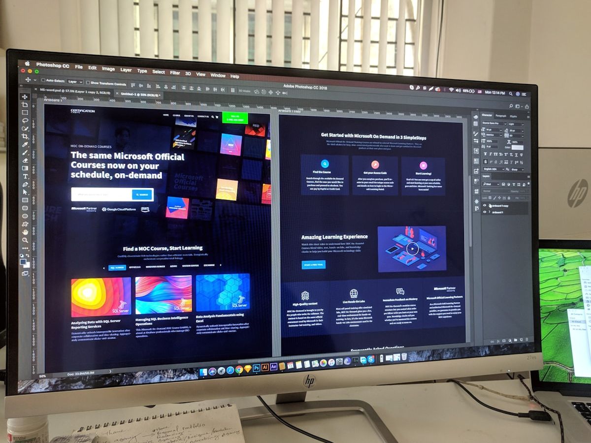 UI UX design sketches and wireframes